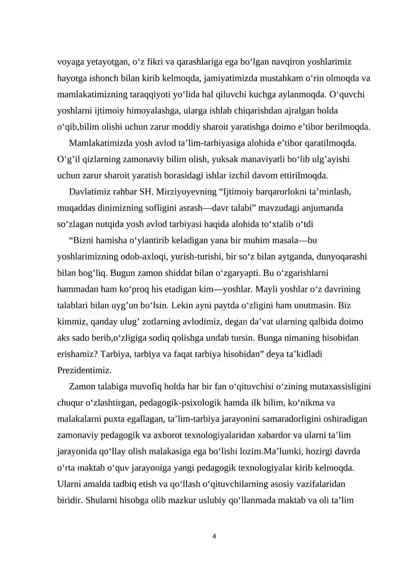 Tekislikda geometrik almashtirishlar va ularning qo‘llanilishi 4
