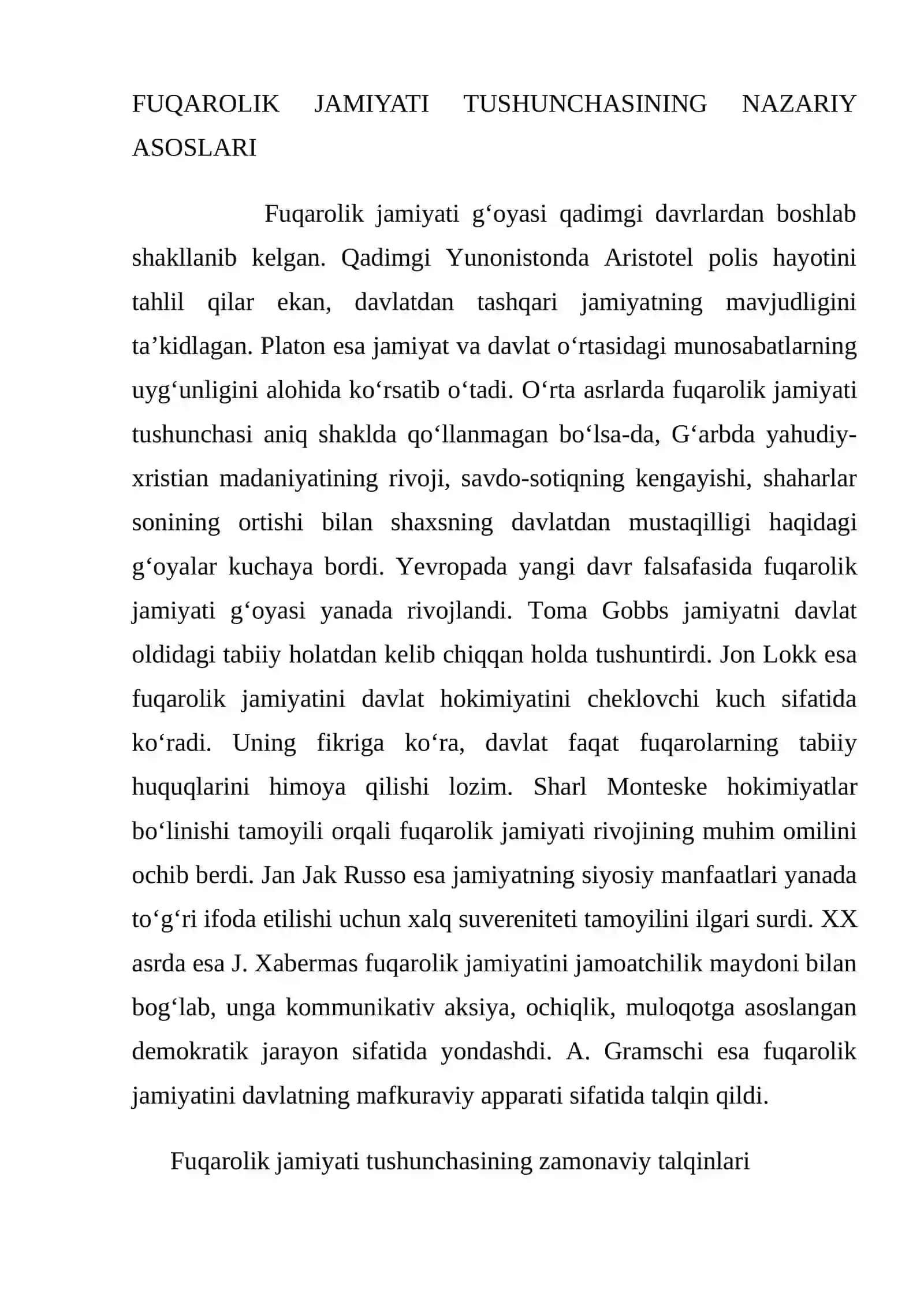 Fuqarolik jamiyati tushunchasi 4