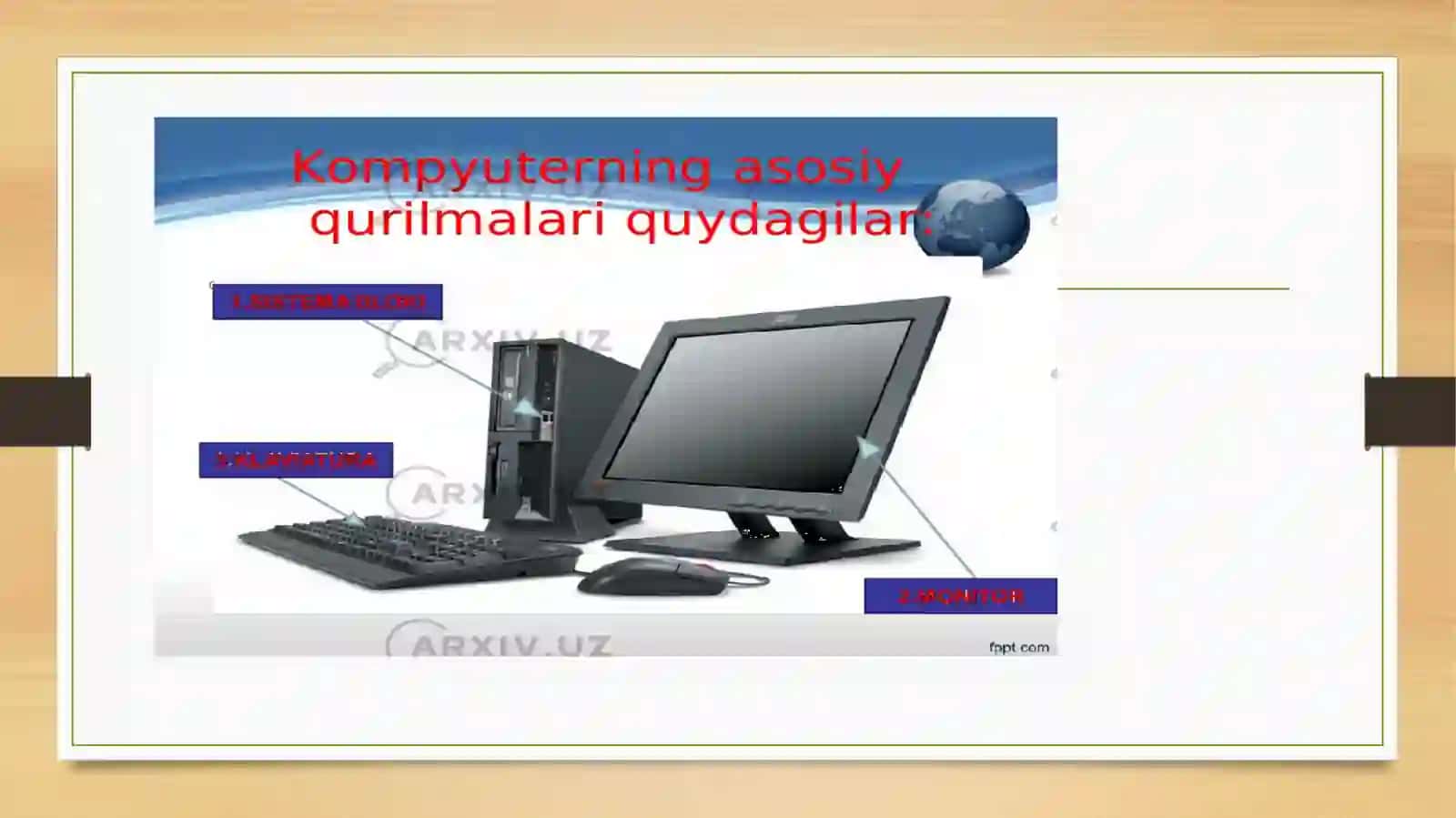 Shaxsiy kompyuter tuzilishi 4