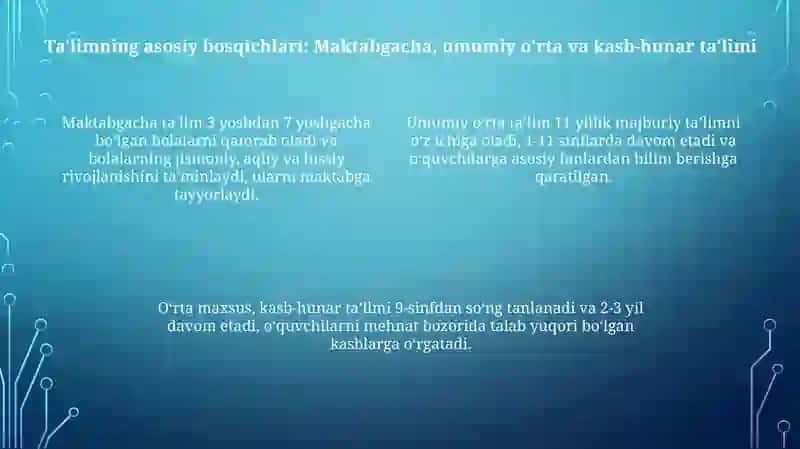 Образование в Узбекистане 4