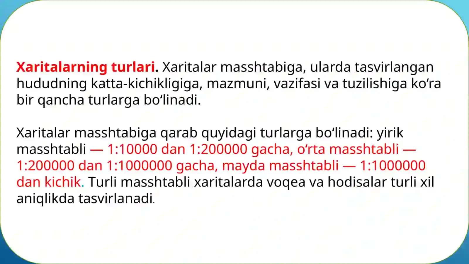 Topografiya va Kartografiya 4