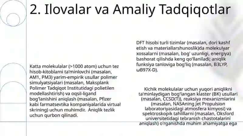 Emperik kvant kimyoviy hisoblash uslubi 4