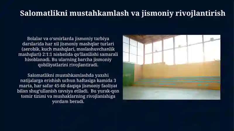Jismoniy tarbiyaning umum pedagogik va maxsus uslublariga tavsif 4