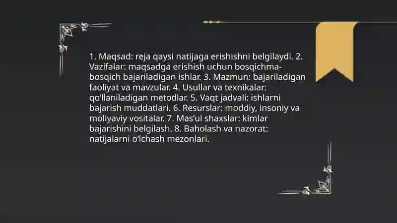 Reja. Rejaning turlari 4