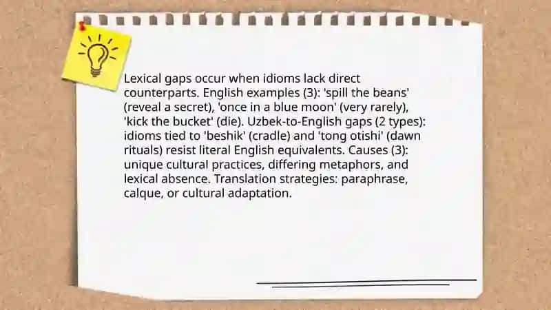 "Lexical and semantic differences between English and Uzbek idioms" 4