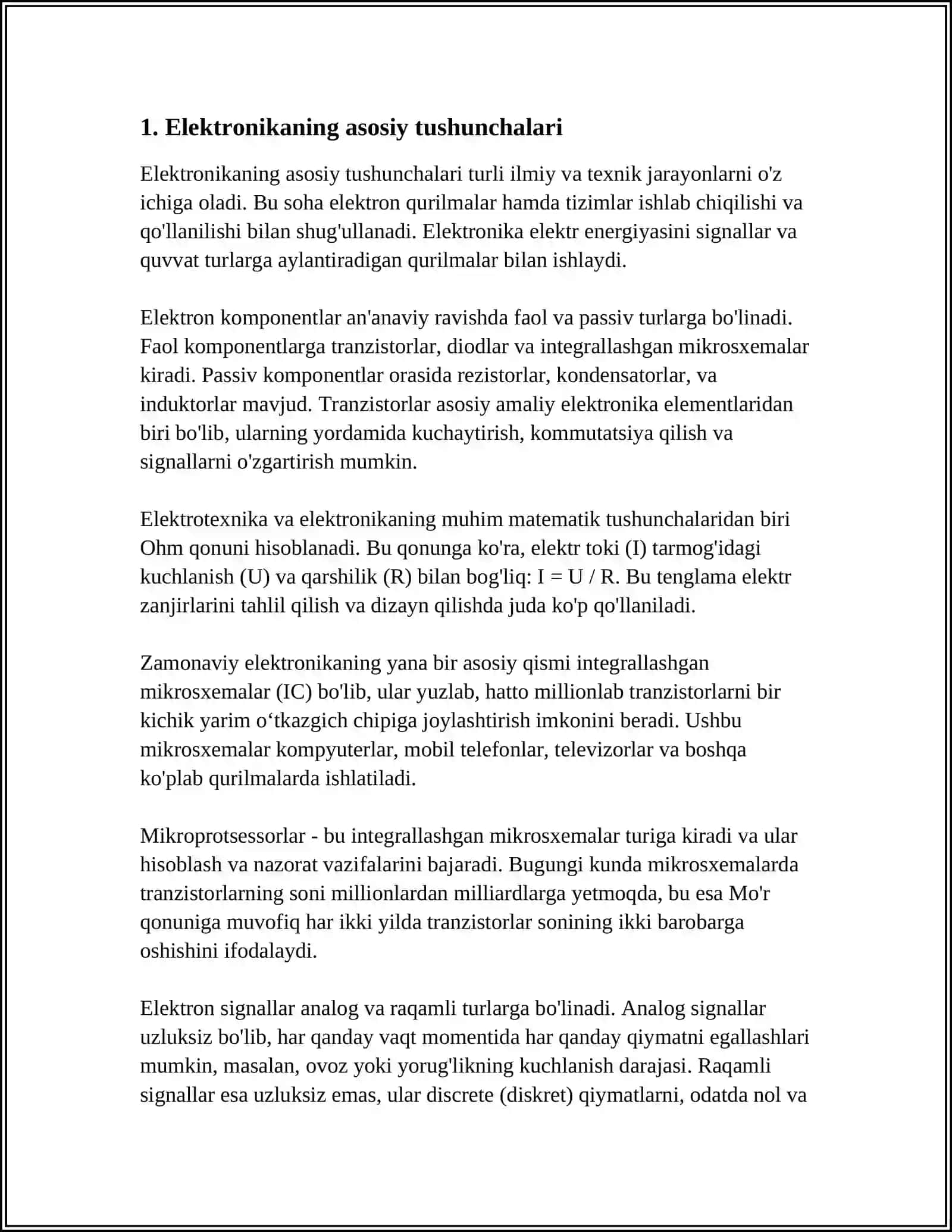 ELEKTRONIKA VA ASBOBSOZLIK YUNALISHGA 4