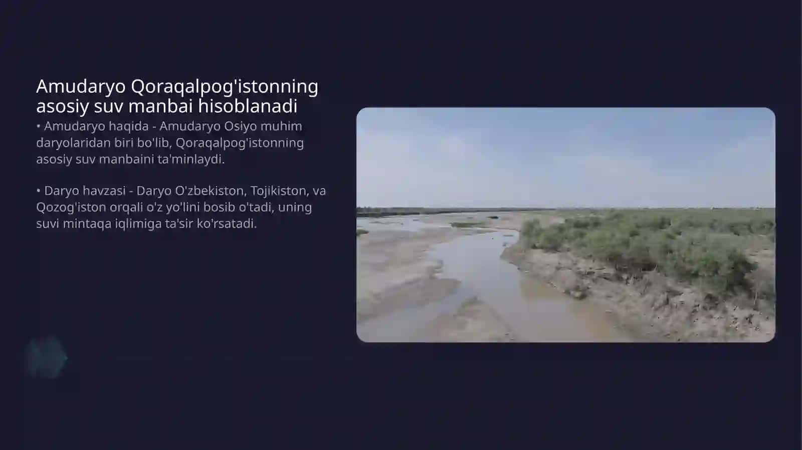 Qoraqalpog'iston relyefi va yer yuzasi tuzilishi 4