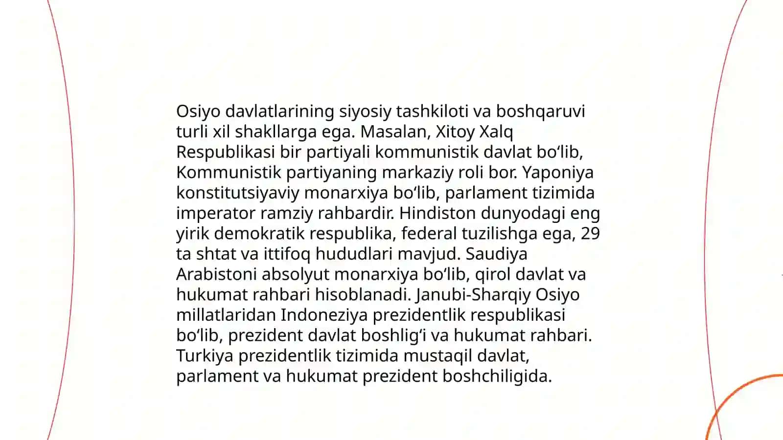 XVI-XVIII asrlarda Osiyo davlatlari rivojlanishing oziga xos xususiyatlari 4