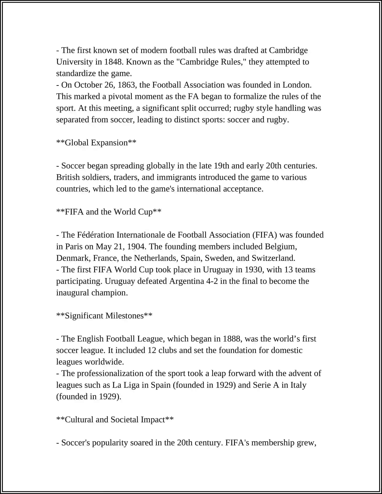 WRITE ABOUT YOUR FAVORITE SPORT 4
