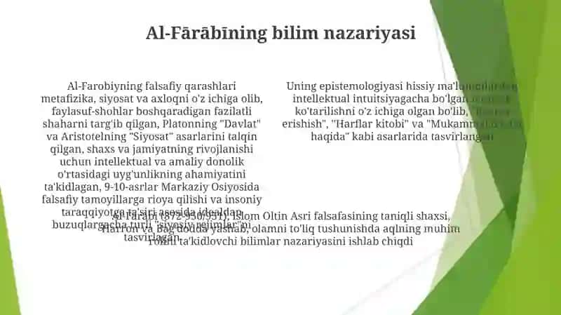 Abu Nasr Farobiynig falsafiy qarashlari 4