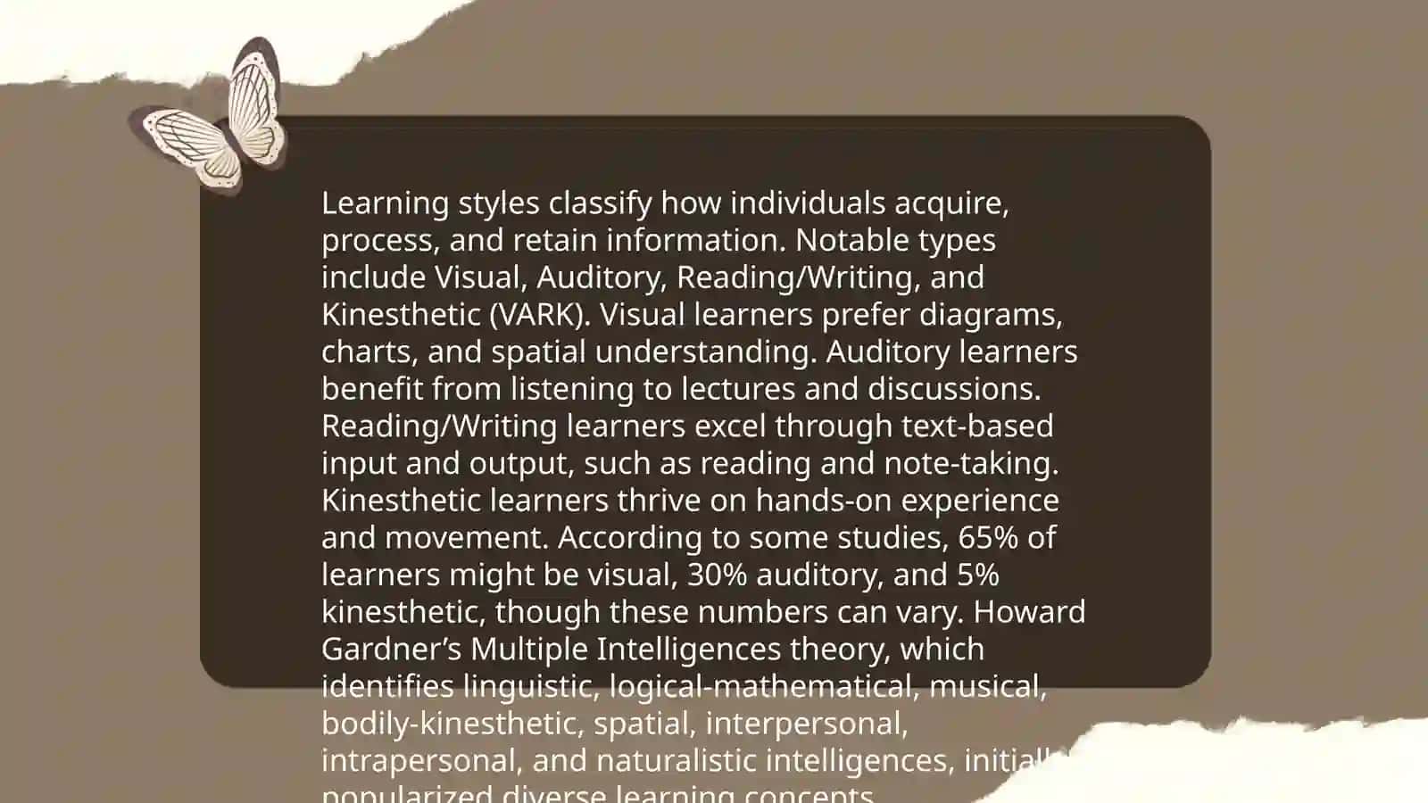 Learning styles 4