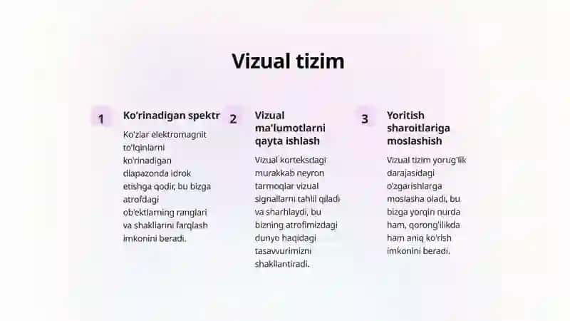 Sezgi a'zolari va sensor tizimlarning òzaro boġliqligi 4