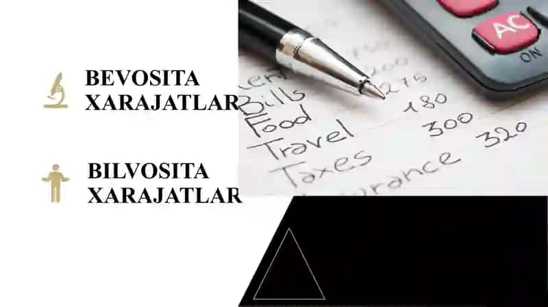 BEVOSITA VA BILVOSITA XARAJATLAR 4