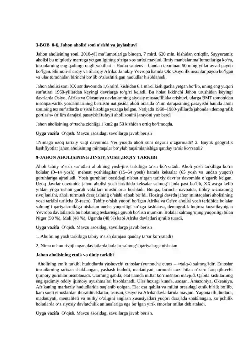 Jahonning siyosiy xaritasi. 4