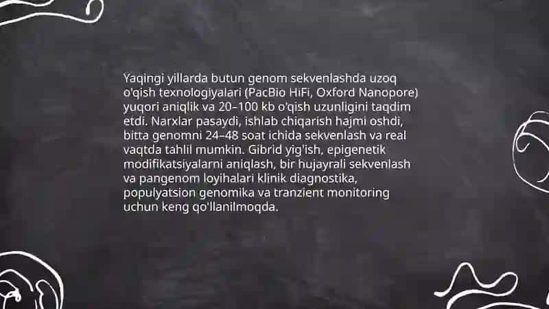 Zamonaviy genomikaning yutuqlari 4