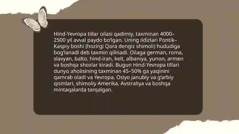 Hind-Yevropa tillar oilasi 4