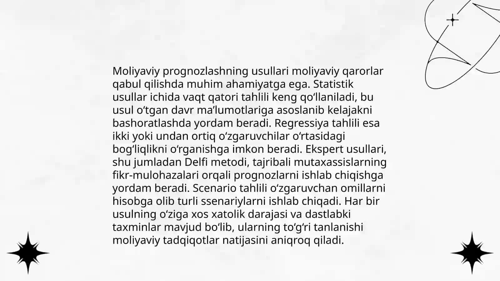 Moliyaviy Rejalashtirish Va Pragnozlash Asoslari 4