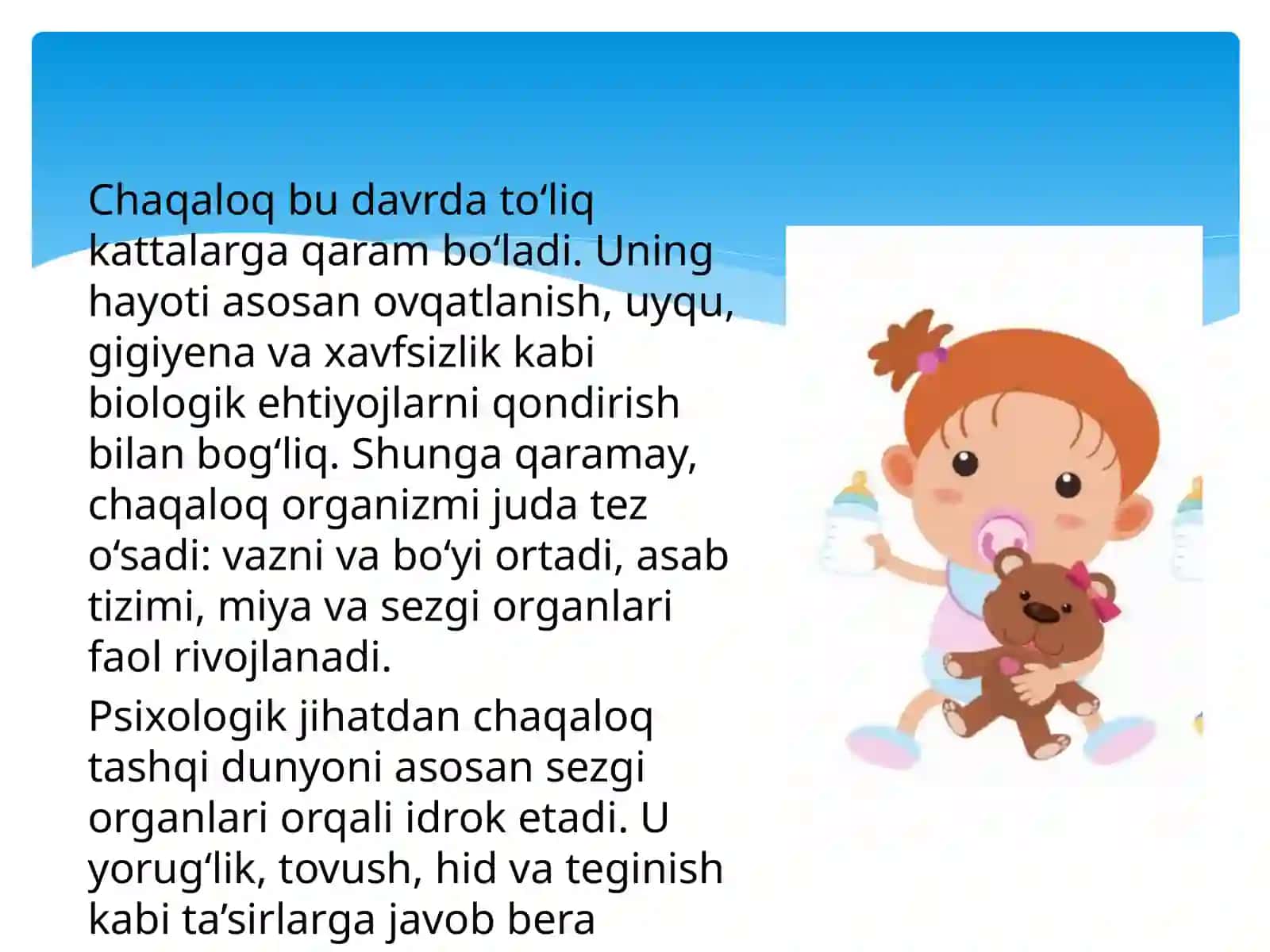 Chaqaloqlik davrining psixologik xususiyatlari 4