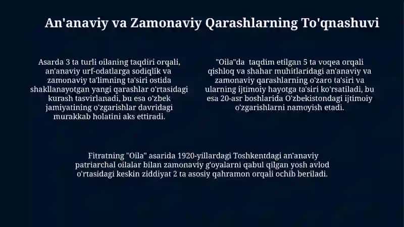 Fitratning "Oila" asari 4