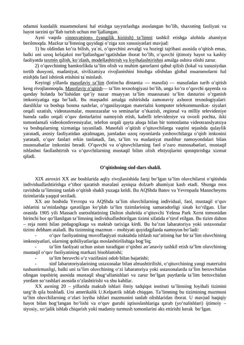 TA’LIMNING TASHKILIY SHAKLLARI VA METODLARI 4
