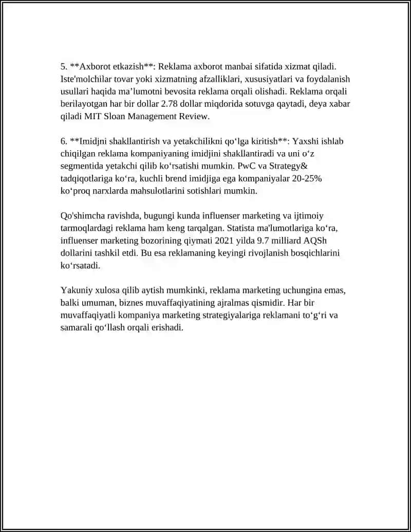 MARKETINGDA REKLAMA ORNI 4