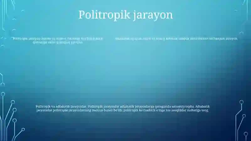 Adiabatik VaPolitropikJarayon 4