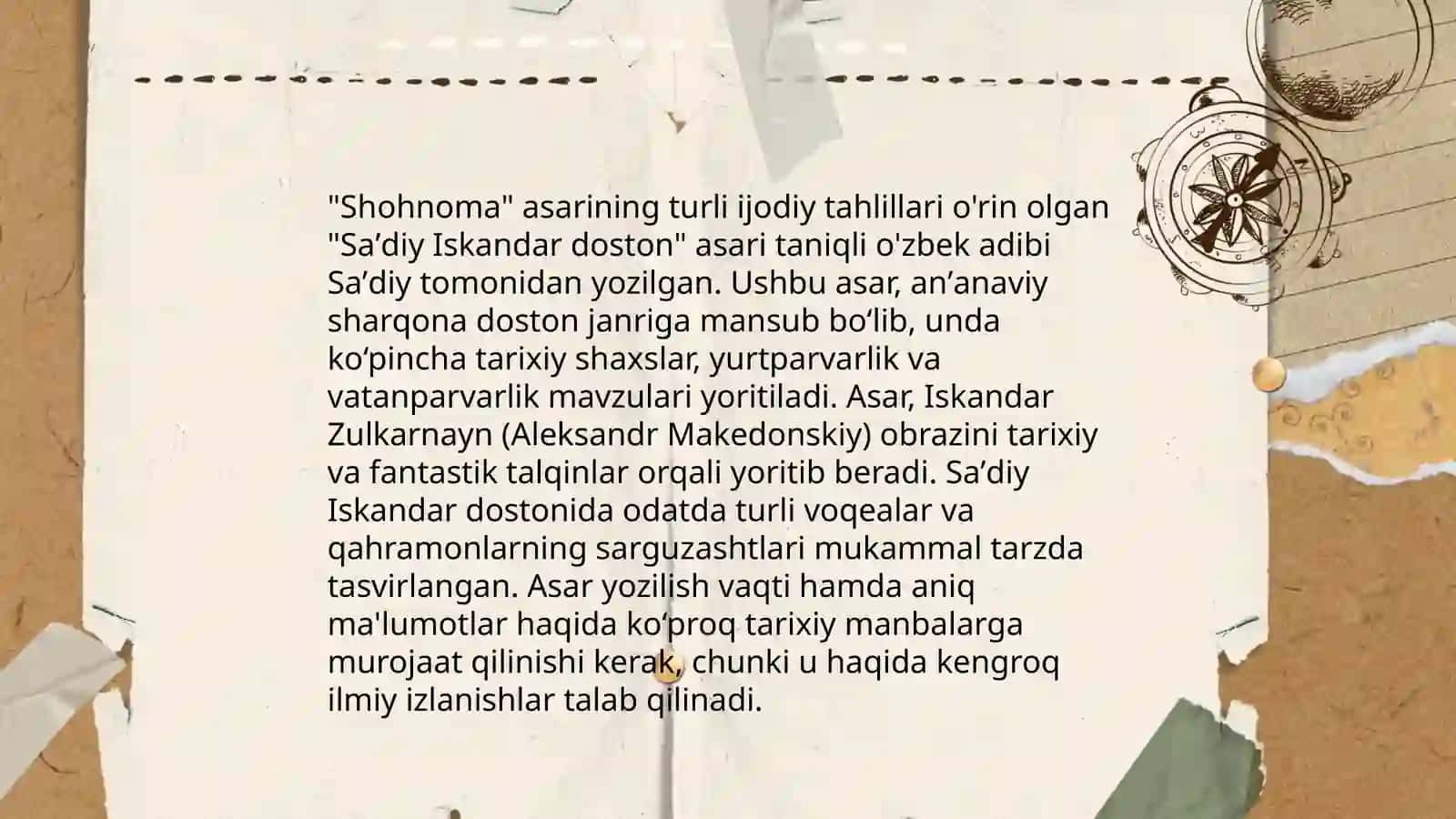 Alisher Navoiyning Saʼdiy Iskandar dostonda Iskandar obrazi 4