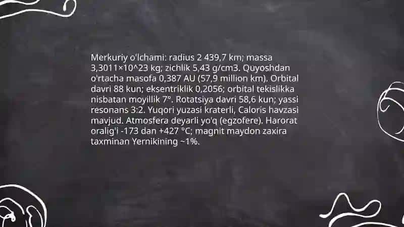 Quyosh tizimi va sayyoralar 4
