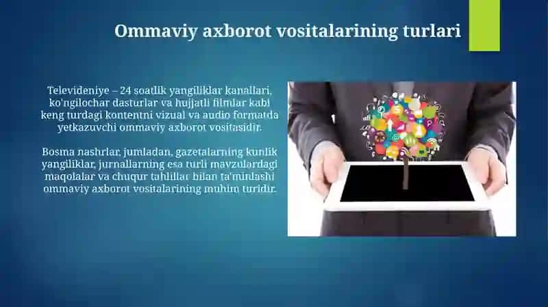 Ommaviy axborot vositalari 4