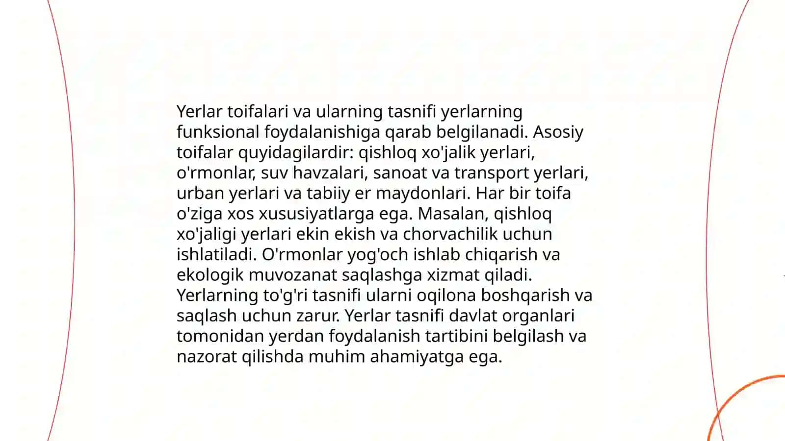 O'zbekiston Respublikasi Yer Kodeksi 4
