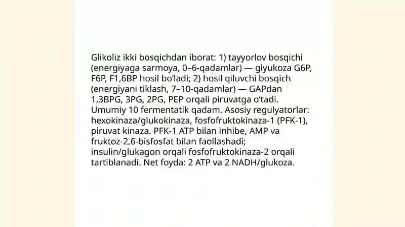 Uglevodlar almashinuvi 4
