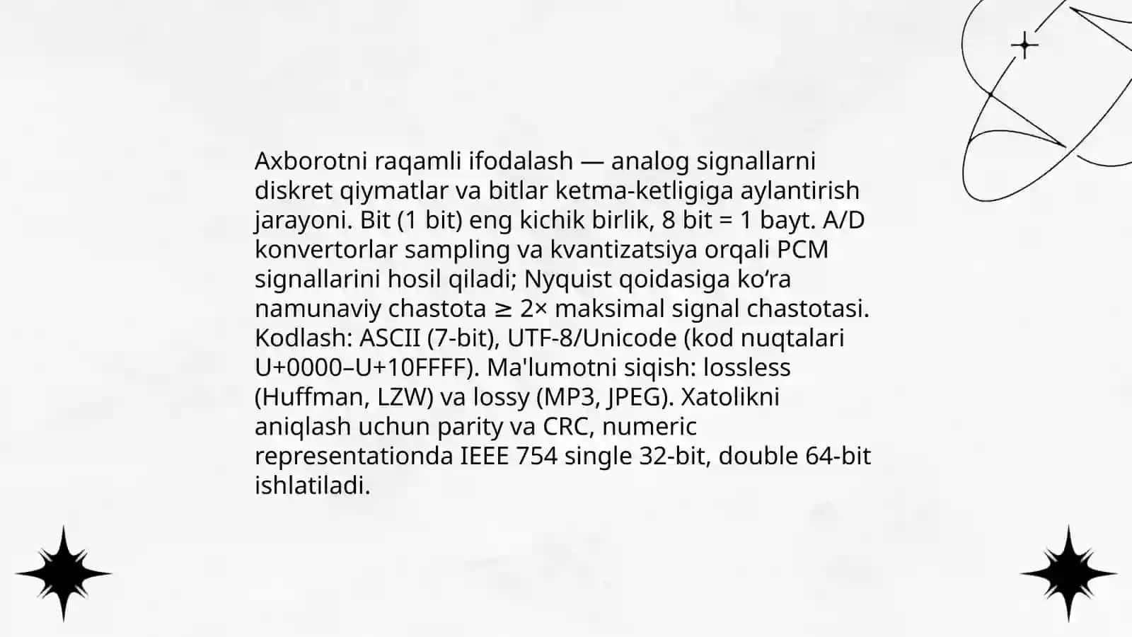 Raqamli axborot texnologiyalari asoslari 4