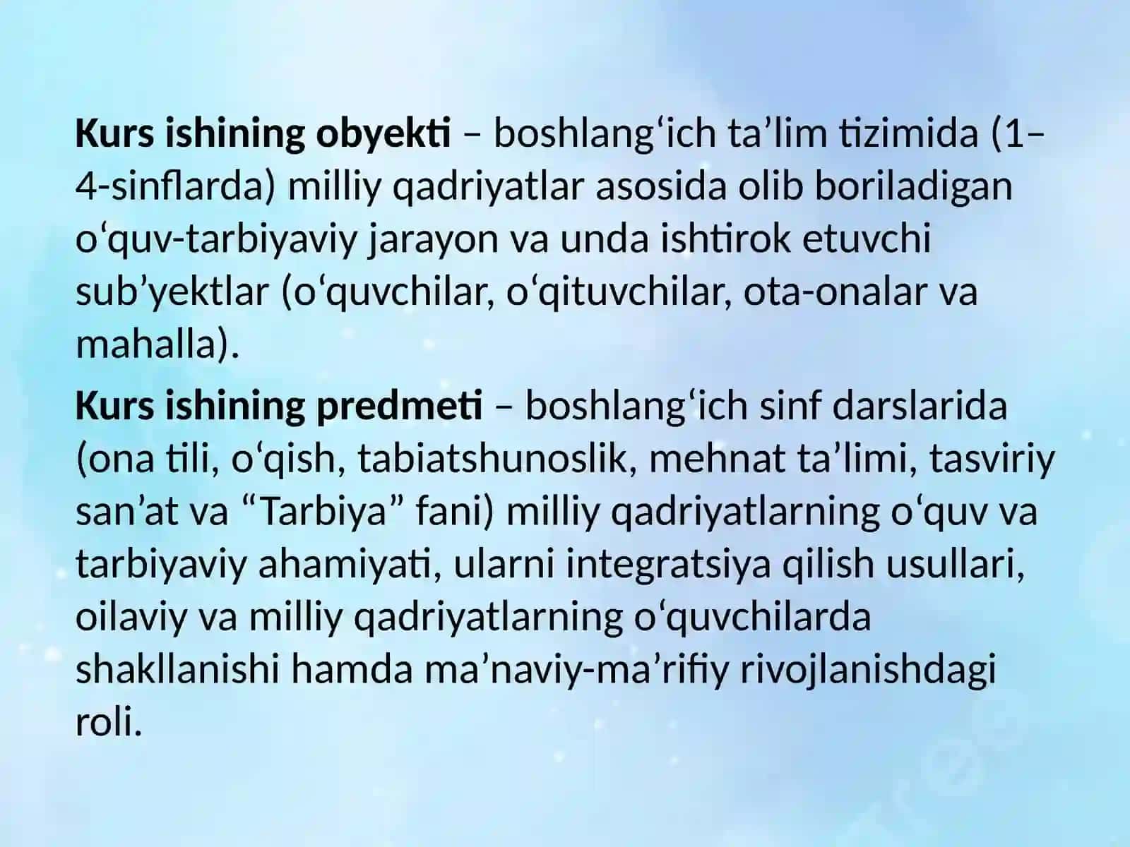 Milliy qadriyatlarning boshlang'ich taʼlimdagi o'rni 4