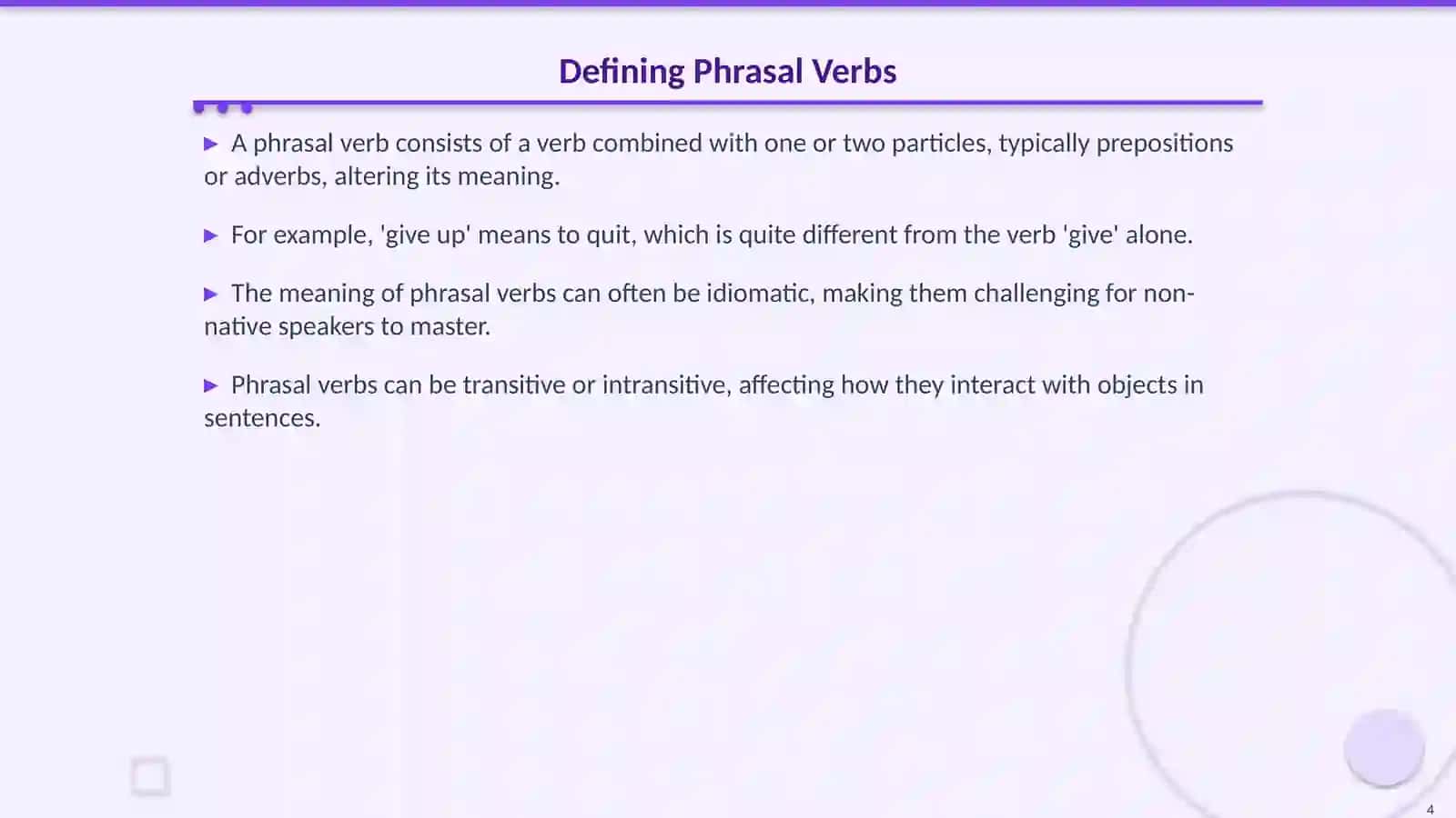Unlocking the Power of Phrasal Verbs 4