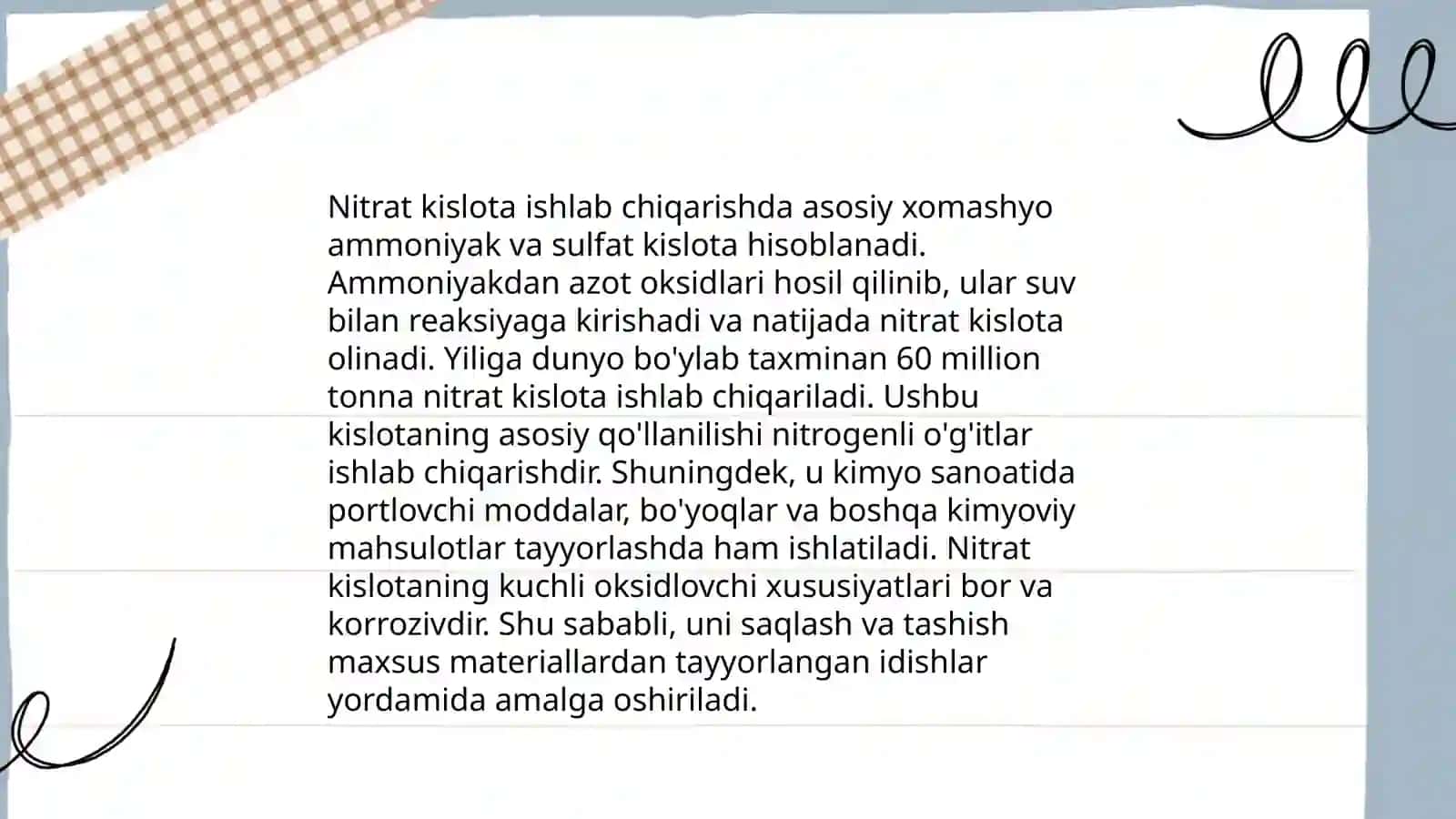 Nitrat kislota ishlab chiqarish 4