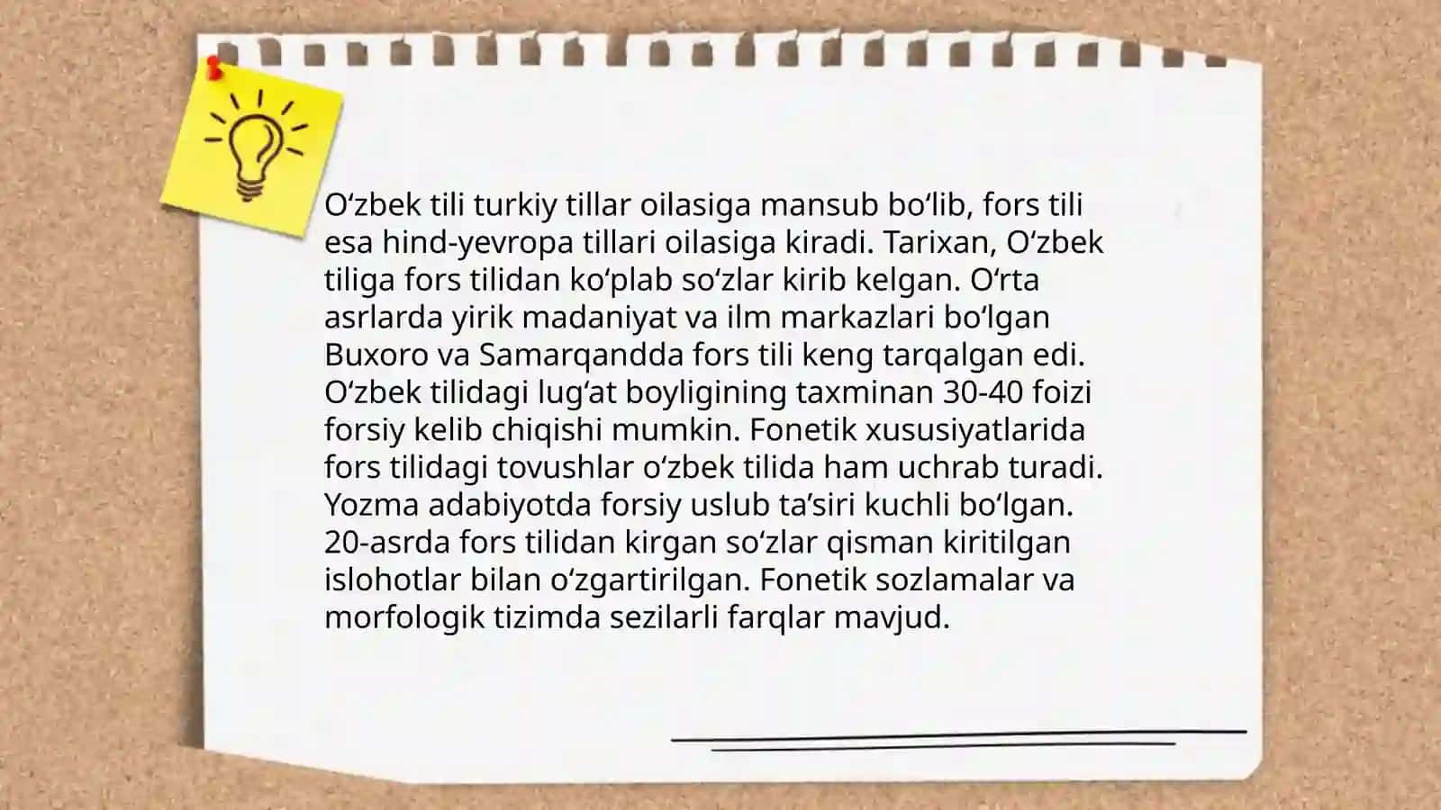 O'zbek tilining qiyoslanishi 4