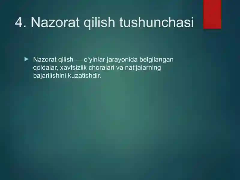 Milliy va harakatli o‘yinlar 4