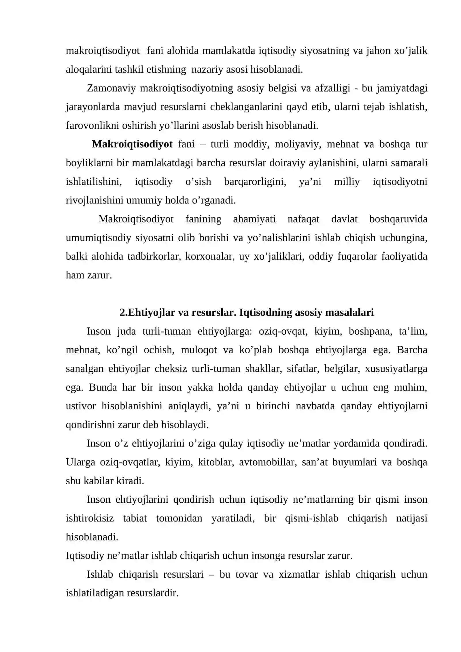 Makroiqtisodiyot faniga kirish 4