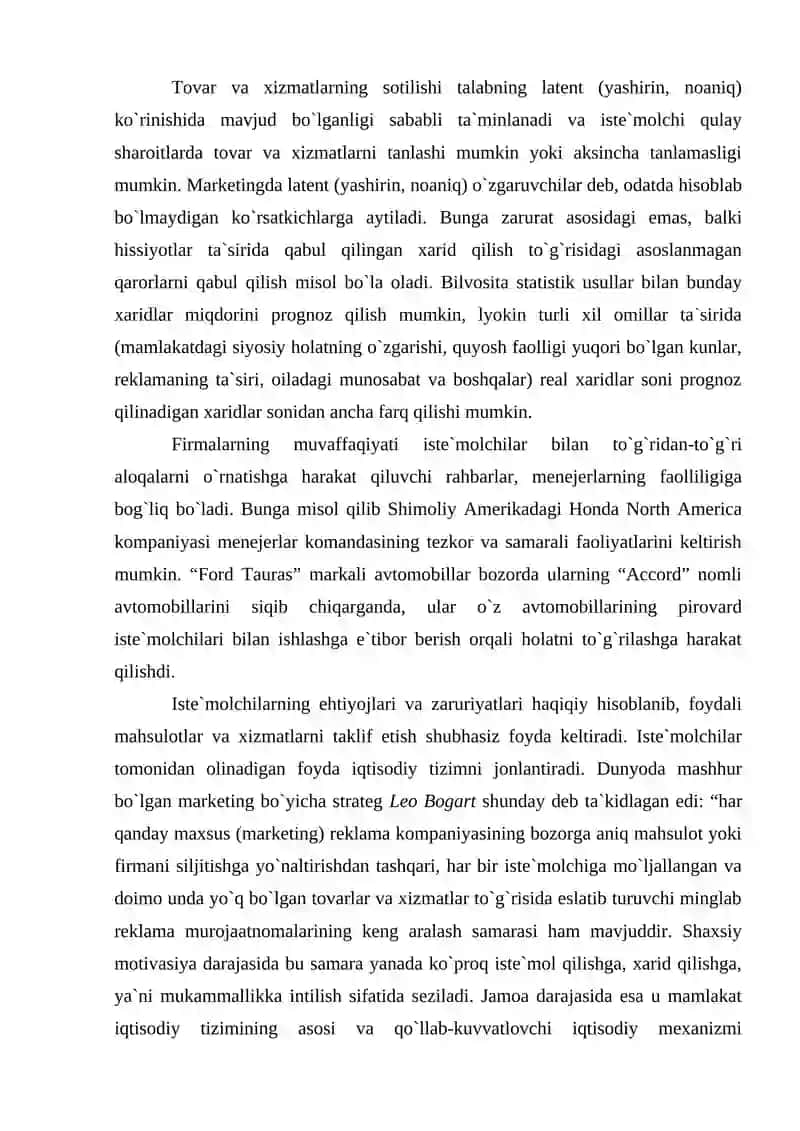 Iste`molchi xulq-atvori 4