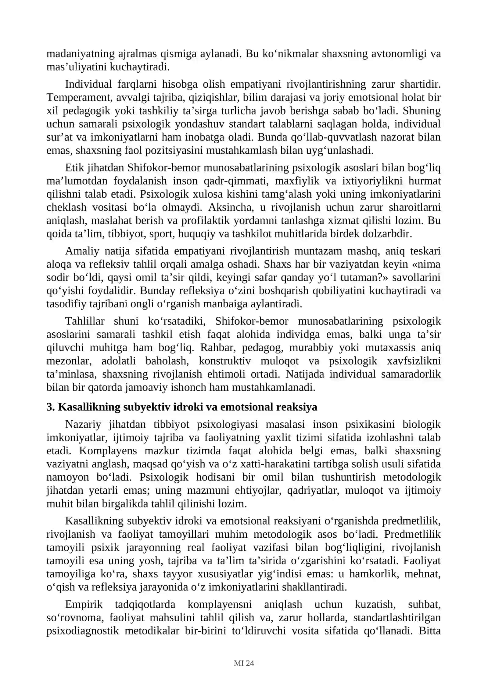 Tibbiyot psixologiyasi reja 4