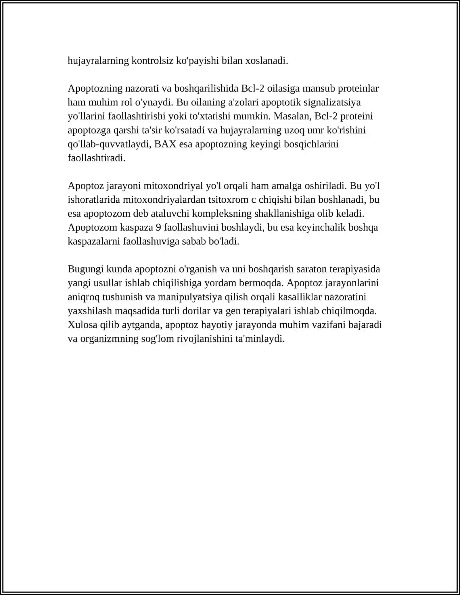 APOPTOZ MEXANIZMLAR 4
