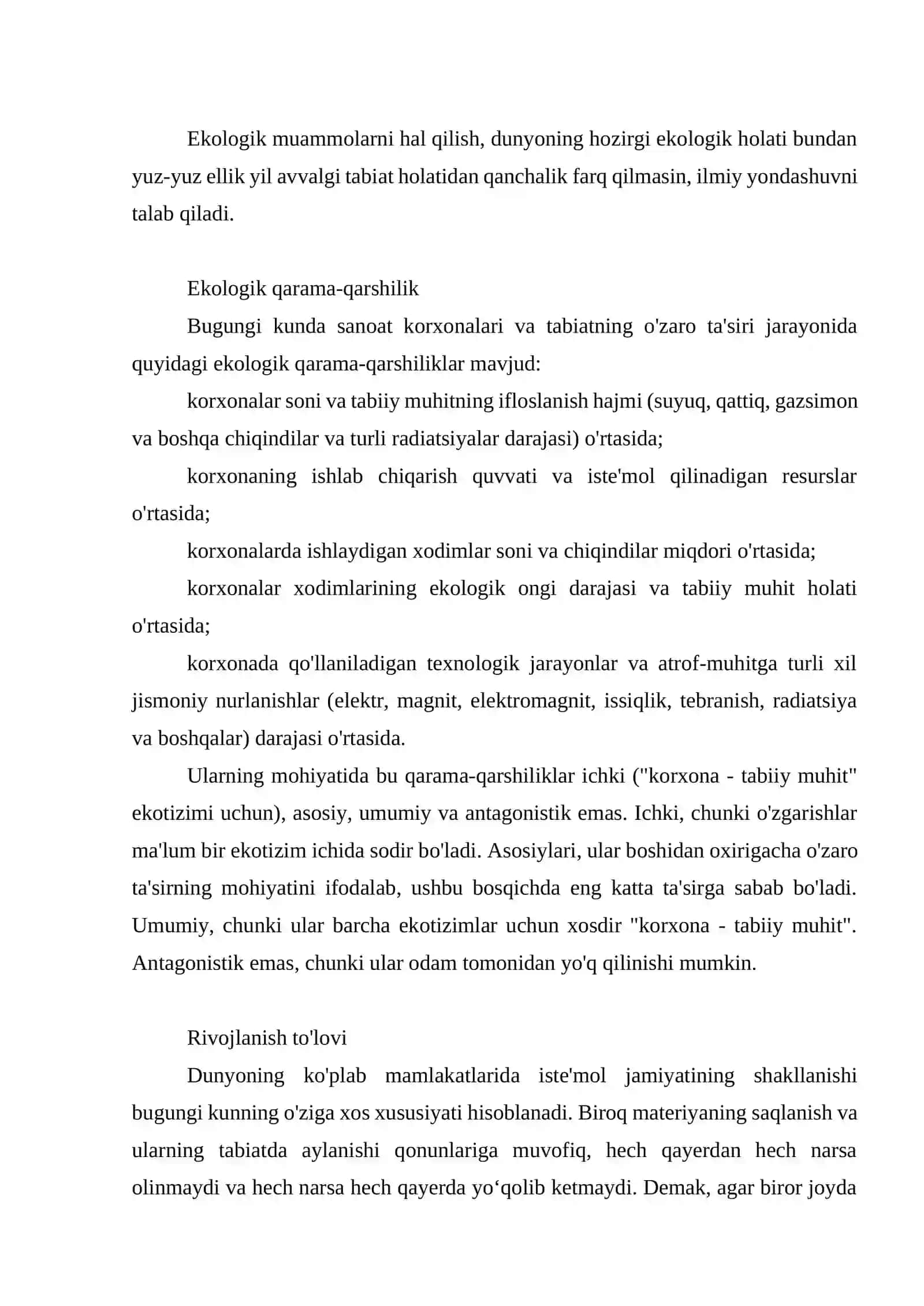 SANOAT KORXONALARI VA ATROF-MUHITNING IFLOSLANISHI 4