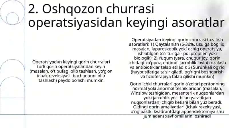 Qorin churralari bo'shlig'i ichki 4