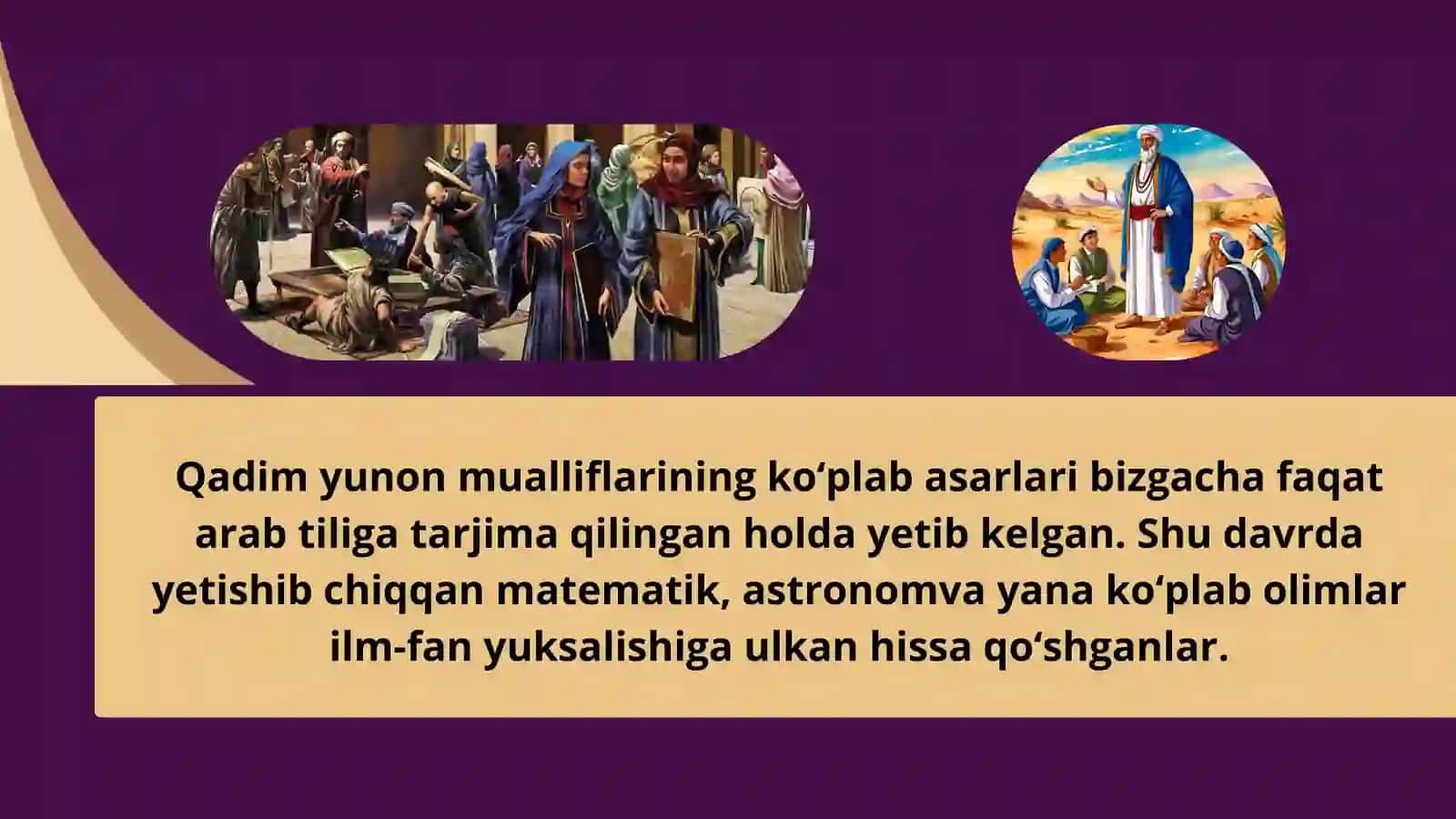 ARAB XALIFALIGI MAMLAKATLARI MADANIYATI 4