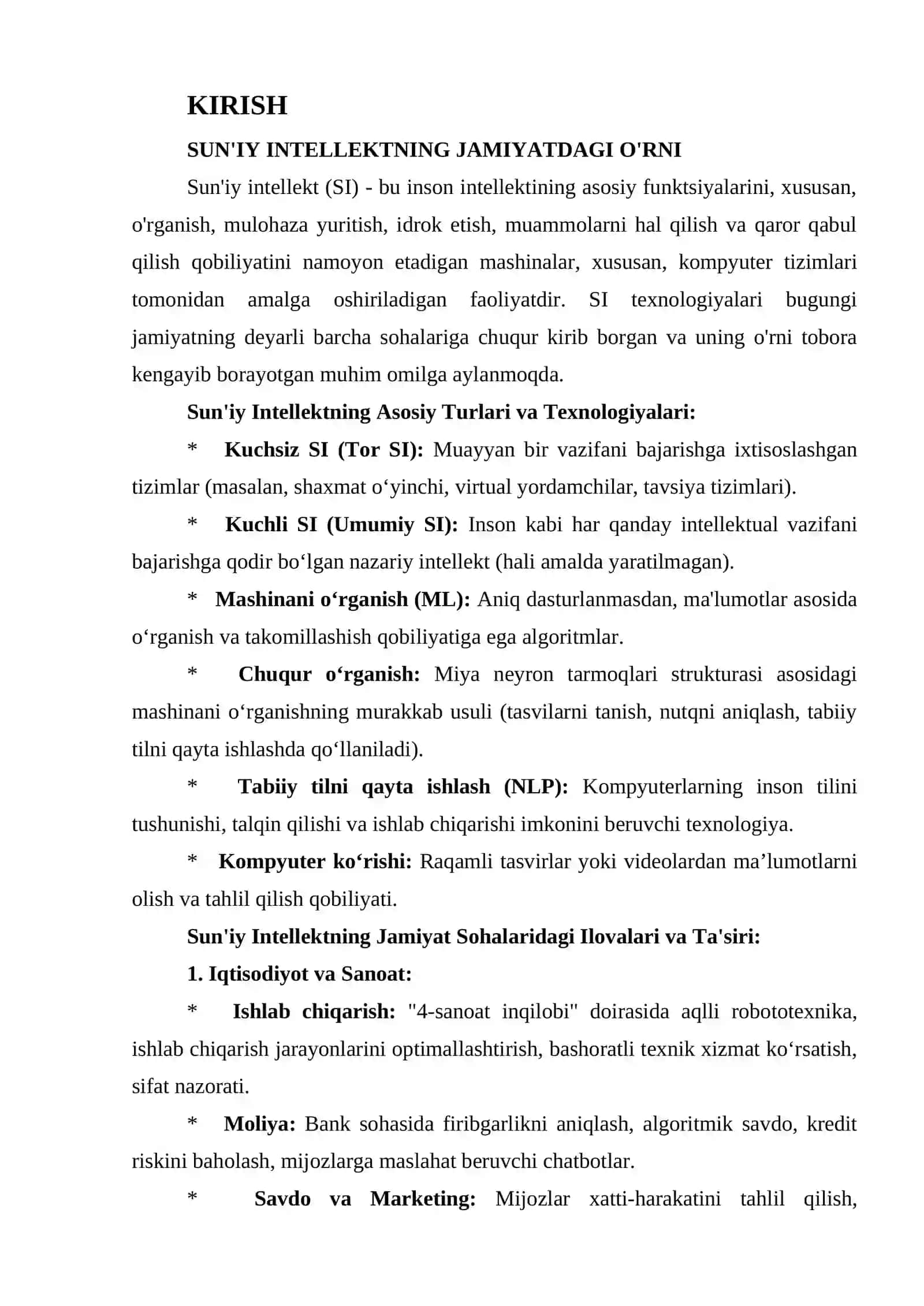 SUN'IY INTELLEKTNING JAMIYATDAGI O'RNI 4