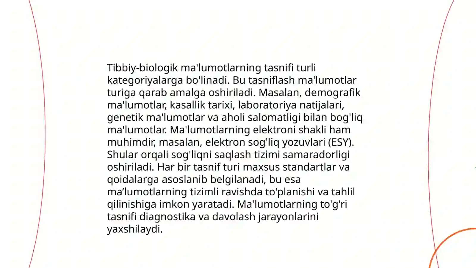 Tibbiy-biologik masalani yechish va statistik 4