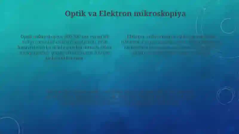 Mikroskopiya va Molekulyar Biologiya 4