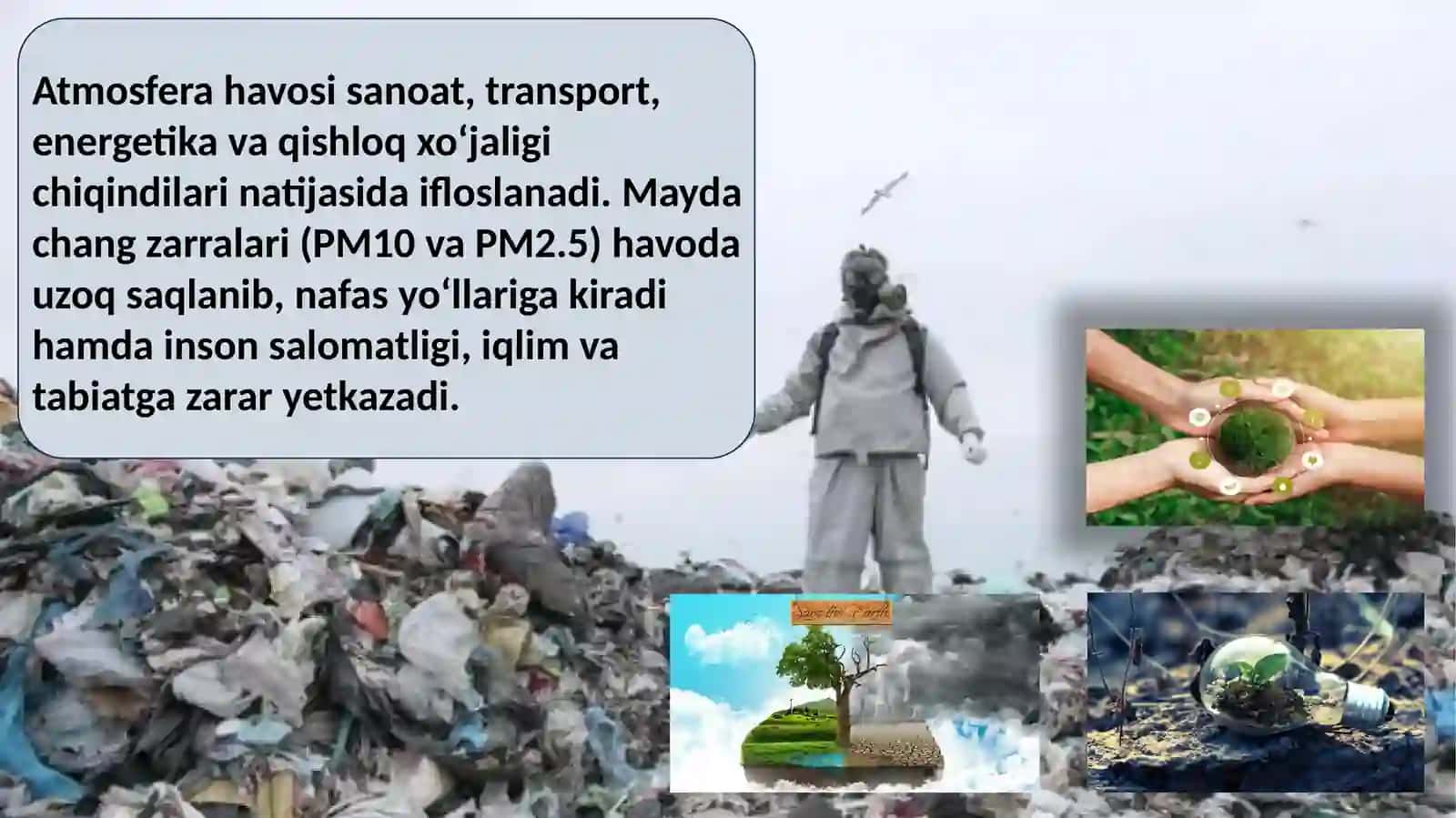 Mayda atmosfera chang zarralarining tozalash 4
