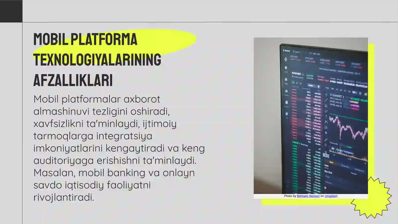 Mobil platforma texnologiyasi 4