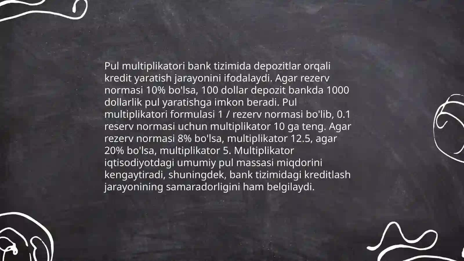 Bank multiplikatori 4